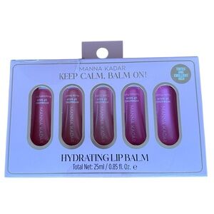 Manna Kadar Keep Calm, Balm On! Hydrating Lip Balm Set of 5